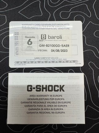 Casio G-Shock GM-B2100GD-5A oro rosa