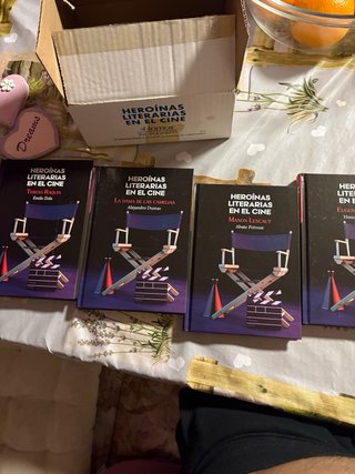 Libros 4 tomos heroinas literarias en el cine