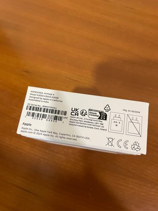 Airpods 4 novos (sem ANC), selados, garantia 08/26