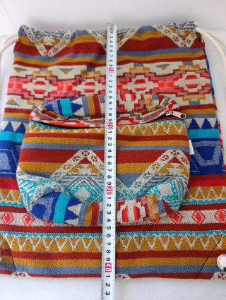 Mochila estilo étnico / boho