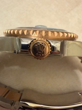 Reloj Oro Rosa y Negro