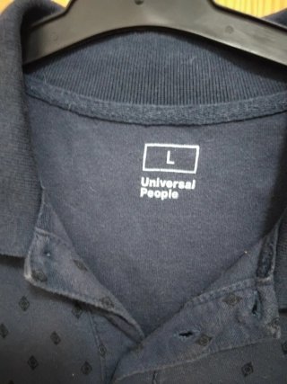 Camisa Polo Universal People Azul Talla L