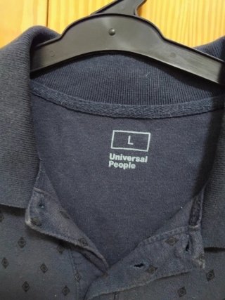 Camisa Polo Universal People Azul Talla L