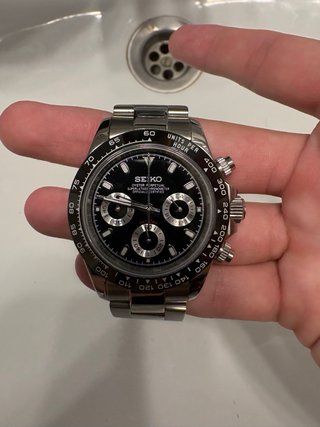 Seiko Chronograph estilo Rolex Daytona