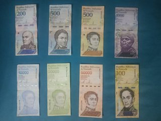 Lote 16 Billetes Venezuela Colección