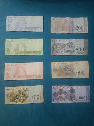 Lote 16 Billetes Venezuela Colección