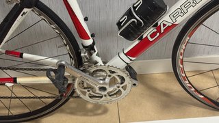 Bicicleta de carretera Carrera Roja y Blanca