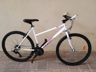 Bicicleta Montaña Blanca 26 talla L