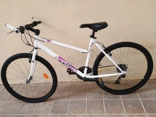 Bicicleta Montaña Blanca 26 talla L