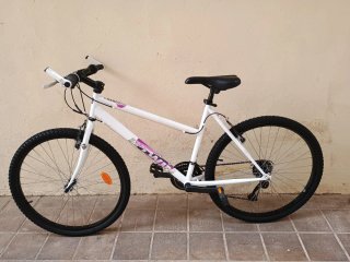 Bicicleta Montaña Blanca 26 talla L