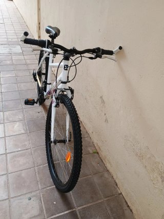 Bicicleta Montaña Blanca 26 talla L