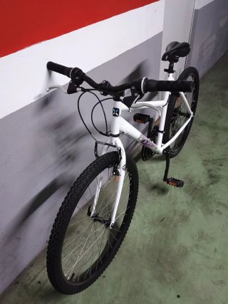 Bicicleta Montaña Blanca 26 talla L