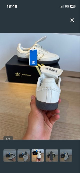Adidas Wales Bonner Zapatillas Doradas Blancas