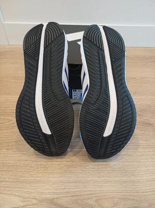 Zapatillas Adidas Ortholite Azul y Blanco