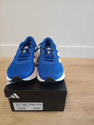 Zapatillas Adidas Ortholite Azul y Blanco