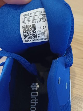 Zapatillas Adidas Ortholite Azul y Blanco