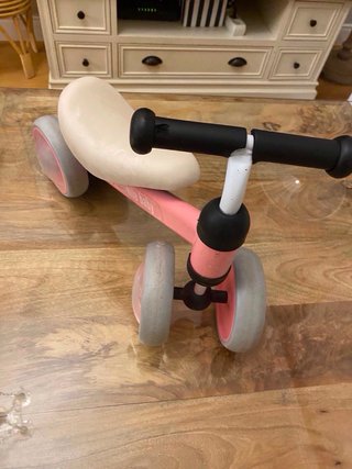 Bici correpasillos bebé rosa
