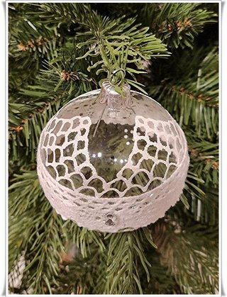 BOLAS DE NAVIDAD TRANSPARENTES