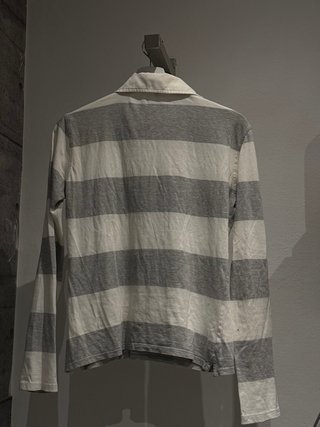 Polo largo rayas mujer