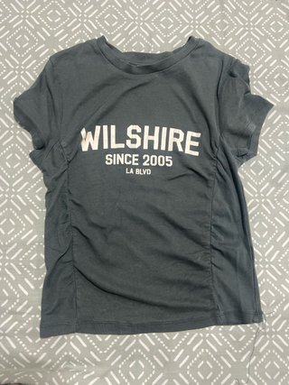 Camiseta Wilshire LA BLVD Gris