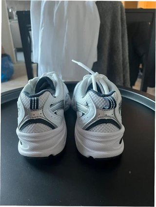 New Balance 530 Blanco Plata Marino T.37