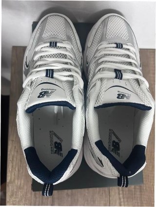 New Balance 530 Blanco Plata Talla 41.5