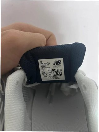New Balance 530 Blanco Plata Talla 41.5