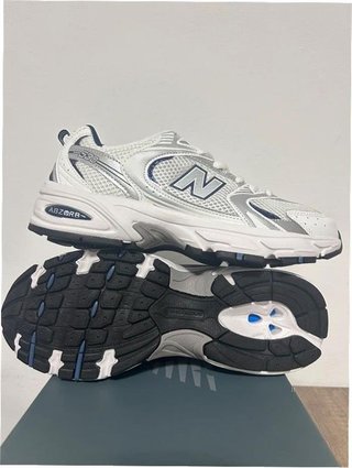New Balance 530 Blanco Plata Talla 41.5
