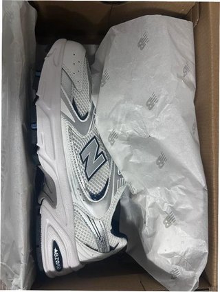 New Balance 530 Blanco Plata Talla 41.5