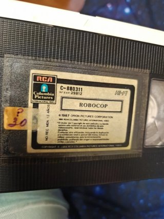 Robocop VHS - El Futuro Refuerzo de la Ley