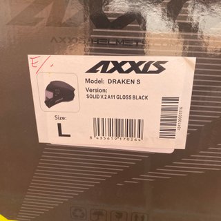 Casco Axxis Draken S Solid A11 Brillo