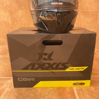 Casco Axxis Draken S Solid A11 Brillo