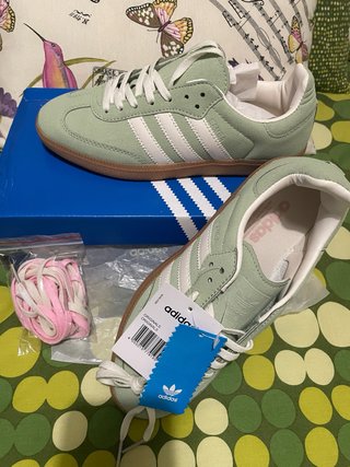 Adidas Samba Verde/Blanco