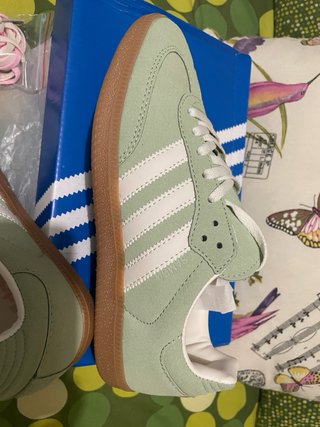 Adidas Samba Verde/Blanco