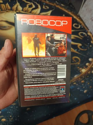 VHS Robocop Acción/Ciencia Ficción Español