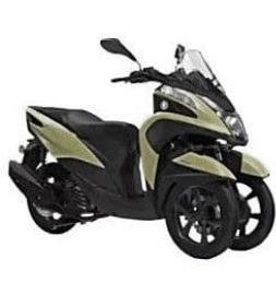 Recubrimiento izquierdo bajo asiento Yamaha Tricit