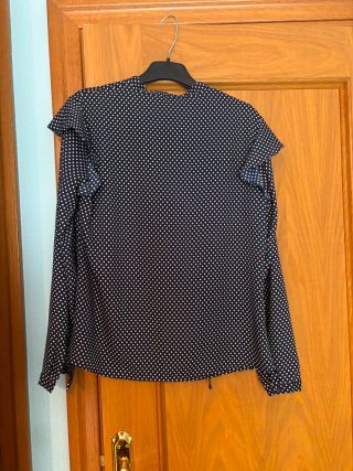 Camisa lunares Cortefiel Talla M