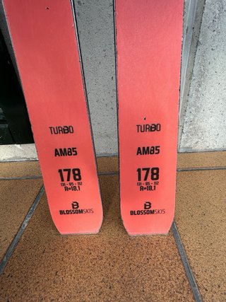 Esquís Blossom Turbo AM85 178 + Fijaciones GripWal