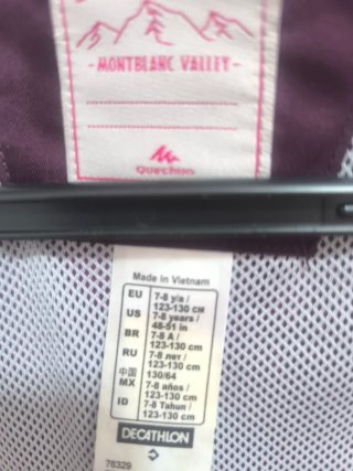 Cortavientos Decathlon Talla 7/8