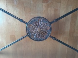 Mesa de centro madera y cristal