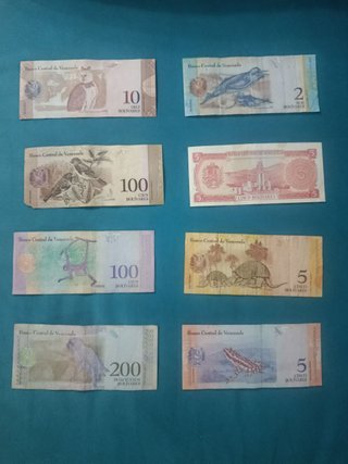 Lote 15 Billetes Venezuela Colección