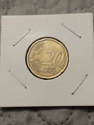 Moneda 20 Euro Cent Con Fallo no hago envíos