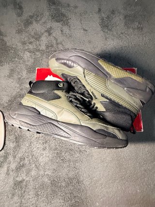 Zapatilla Montaña Puma Negra y Verde