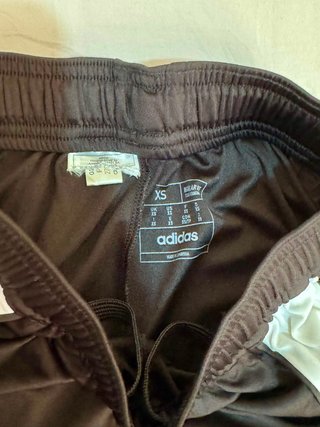Shorts sportivi Adidas neri e bianchi XS