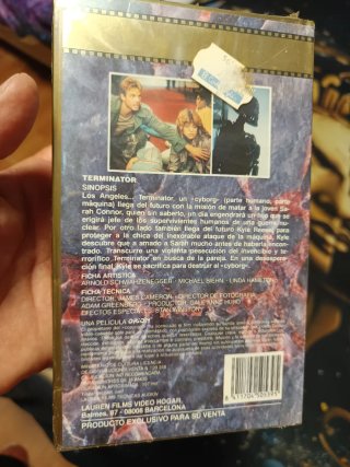 VHS Terminator (Español) sin abrir