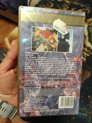 VHS Terminator (Español) sin abrir