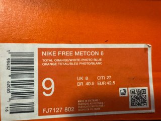 Nike Free Metcon 6 Arancioni/Blu