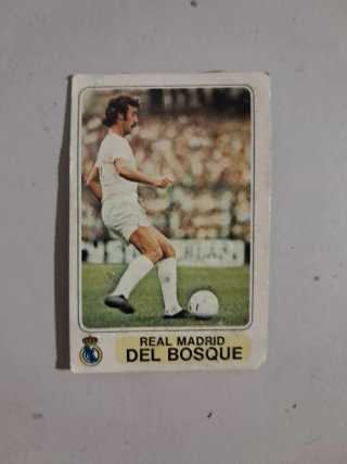 Cromo Vicente del Bosque Liga 81-82