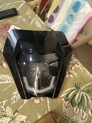 Careta KTM LED Negra