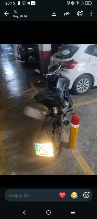 Zontes U125 Moto Naked Negra y Azul
